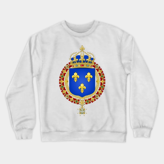 French Louisiana Crewneck Sweatshirt by Flags of the World